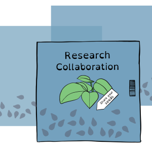 Decorative image showing Pretzel's research collaboration artwork.